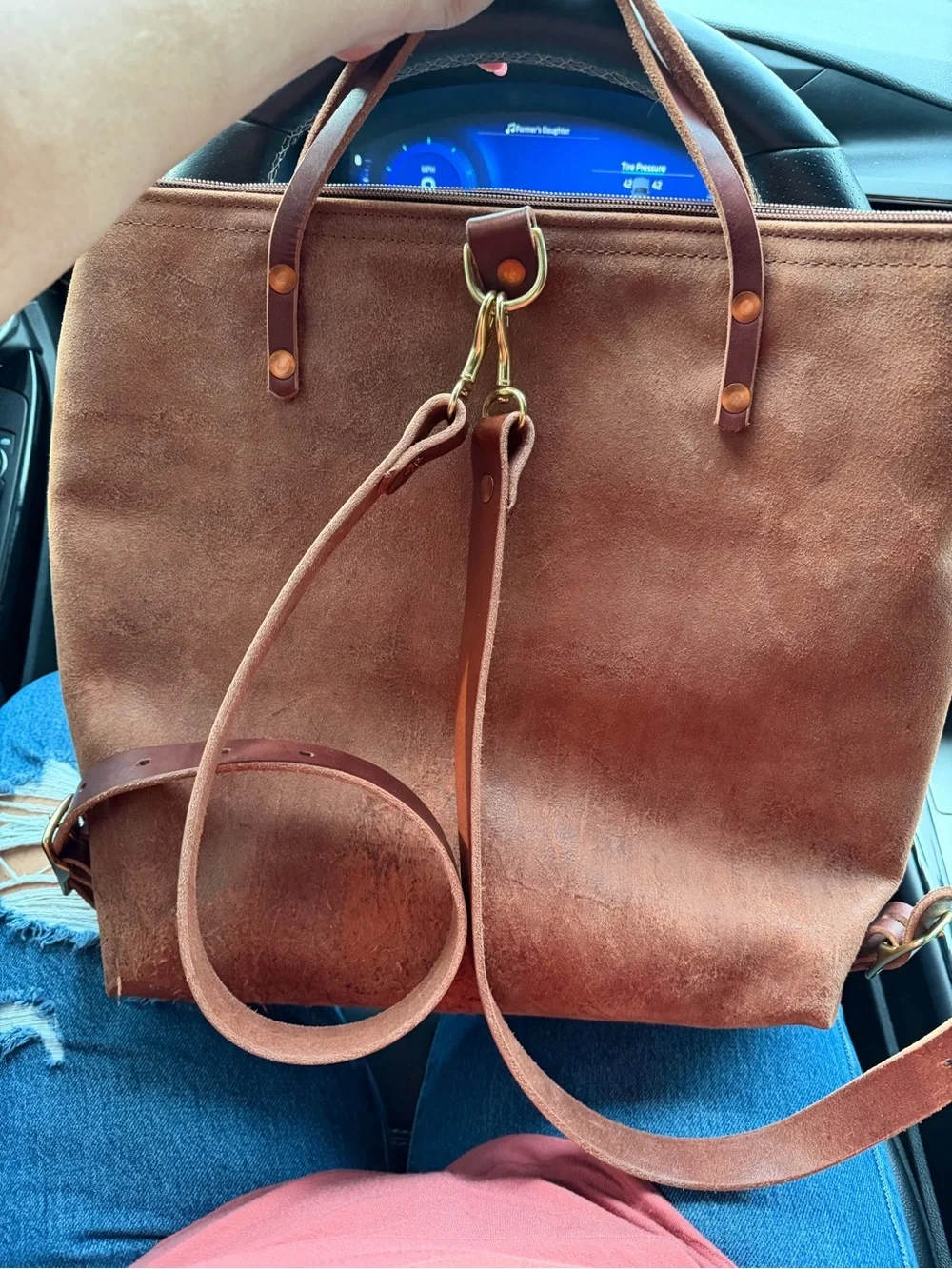 Meanwhile back on the farm backpack purse